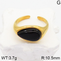 Stainless Steel Ring  Agate,Handmade Polished  5R4002935vhha-066