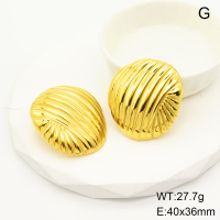 Stainless Steel Earrings  Handmade Polished  GEE001259bhia-066