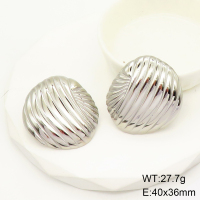 Stainless Steel Earrings  Handmade Polished  GEE001260bhva-066
