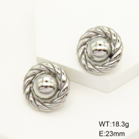 Stainless Steel Earrings  Handmade Polished  GEE001268vbpb-066