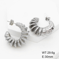 Stainless Steel Earrings  Handmade Polished  GEE001270bhva-066