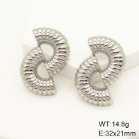 Stainless Steel Earrings  Handmade Polished  GEE001285bhva-066