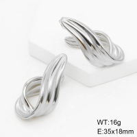 Stainless Steel Earrings  Handmade Polished  GEE001290bhva-066