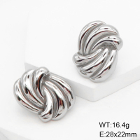 Stainless Steel Earrings  Handmade Polished  GEE001295vbpb-066