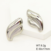 Stainless Steel Earrings  Handmade Polished  GEE001300vbpb-066