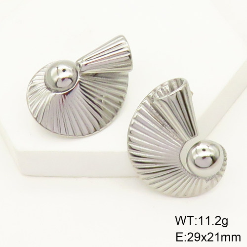 Stainless Steel Earrings  Handmade Polished  GEE001305vbpb-066