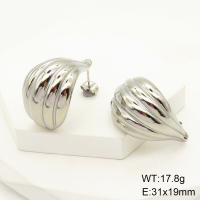 Stainless Steel Earrings  Handmade Polished  GEE001309bhva-066