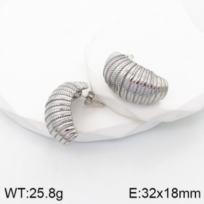 Stainless Steel Earrings  Handmade Polished  5E2003409bhva-066