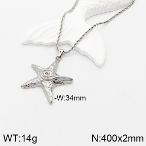 Stainless Steel Necklace  Handmade Polished  5N2001006bbov-066