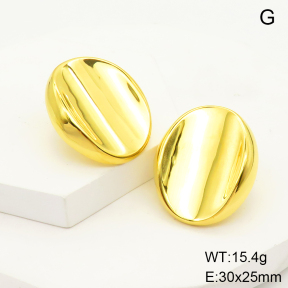Stainless Steel Earrings  Handmade Polished  GEE001263bhva-066