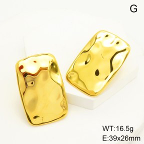 Stainless Steel Earrings  Handmade Polished  GEE001273bhia-066