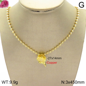 F2N400758bhia-J48  Fashion Copper Necklace