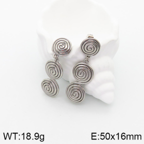 5E2003412bhva-066  Stainless Steel Earrings  Handmade Polished