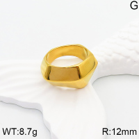 5R2002466bhva-066  6-8#  Stainless Steel Ring  Handmade Polished