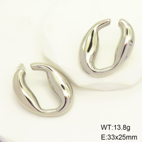 6E2006388bhva-066  Stainless Steel Earrings  Handmade Polished