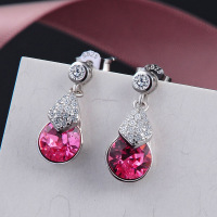 JE5904aiov-Y22  925 Silver Earrings  18*7mm  FHXCR004273