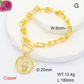 F6B406124bbov-L035  Fashion Copper Bracelet