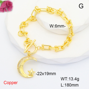 F6B406130vbpb-L035  Fashion Copper Bracelet