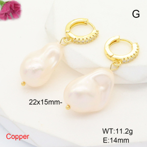 F6E301743bhva-L035  Fashion Copper Earrings  Glass Pear Beads