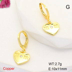 F6E404927vbll-L035  Fashion Copper Earrings