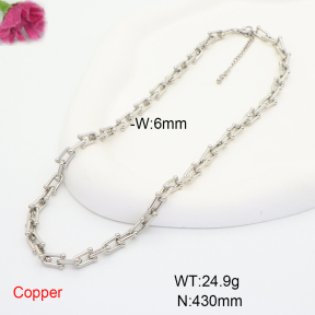 F6N200434abol-L035  Fashion Copper Necklace
