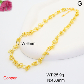 F6N200435bhva-L035  Fashion Copper Necklace