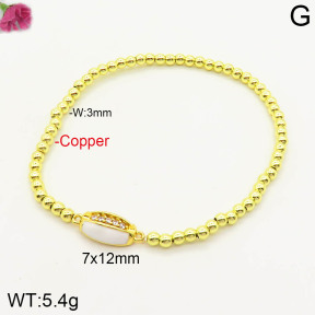 F2B300609bhva-J128  Fashion Copper Bracelet