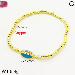 F2B300610bhva-J128  Fashion Copper Bracelet