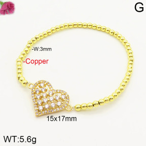 F2B401518bhia-J128  Fashion Copper Bracelet