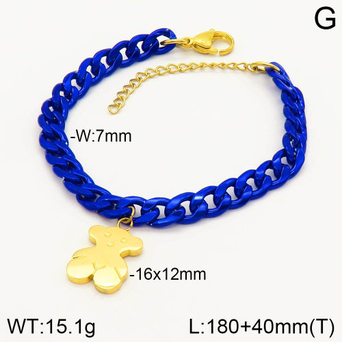 TB2000541ahlv-656  SS Bear Bracelets