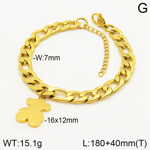 TB2000542ahlv-656  SS Bear Bracelets