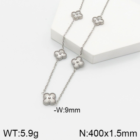 5N2001064bbov-617  Stainless Steel Necklace
