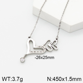 5N4001936bbov-617  Stainless Steel Necklace