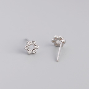 JE5953bbpo-Y10  925 Silver Earrings  WT:0.45g  5.5mm  EH1537