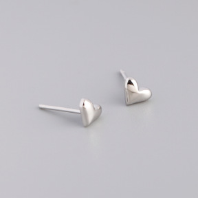 JE5957bbpo-Y10  925 Silver Earrings  WT:0.53g  4.6*5.5mm  EH1533