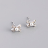 JE5966bhio-Y10  925 Silver Earrings  WT:0.7g  5.2*7mm  EH1531