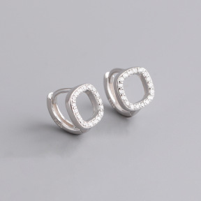 JE5972aijo-Y10  925 Silver Earrings  WT:2g  10.6*11mm  EH1523