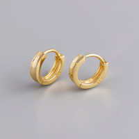 JE5979vhpo-Y10  925 Silver Earrings  WT:1.77g  12.3*3mm  EH1522