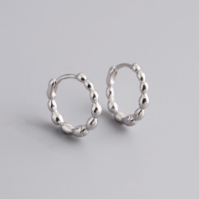 JE5984vhpp-Y10  925 Silver Earrings  WT:1.7g  13.2*13.8mm  EH1517