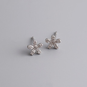 JE5996bhbm-Y10  925 Silver Earrings  WT:0.6g  7mm  EH1519