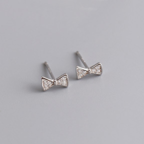 JE6000bbop-Y10  925 Silver Earrings  WT:0.45g  4*7mm  EH1508