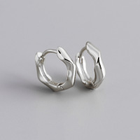 JE6016aiio-Y10  925 Silver Earrings  WT:2g  11.5*12.7mm  EH1498