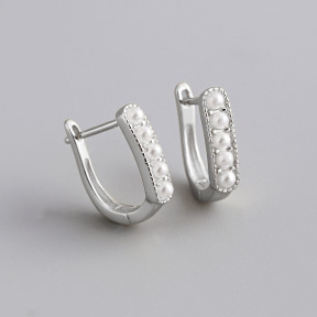 JE6020aimo-Y10  925 Silver Earrings  WT:2.1g  13.8*12.3mm  EH1502