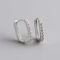 JE6024ailm-Y10  925 Silver Earrings  WT:2g  14.6*11.3mm  EH1500