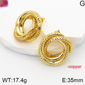 F5E201244bbov-J165  Fashion Copper Earrings