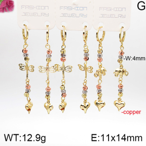 F5E201297bhkk-J151  Fashion Copper Earrings