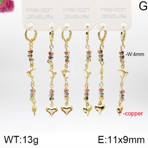 F5E201305bhkk-J151  Fashion Copper Earrings