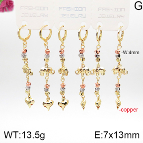 F5E201306bhkk-J151  Fashion Copper Earrings