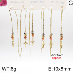 F5E401574bhkk-J151  Fashion Copper Earrings