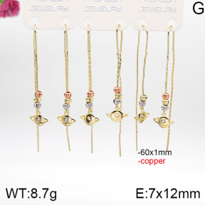 F5E401575bhkk-J151  Fashion Copper Earrings